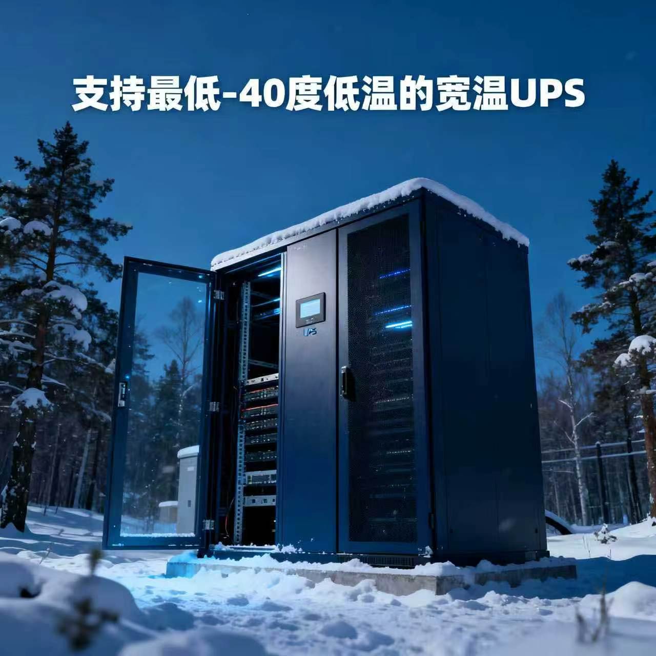 外低溫環境下機架式寬溫UPS電源應用全解析